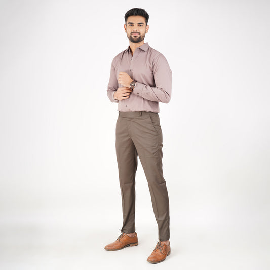 The Camyo Dark Brown Trouser