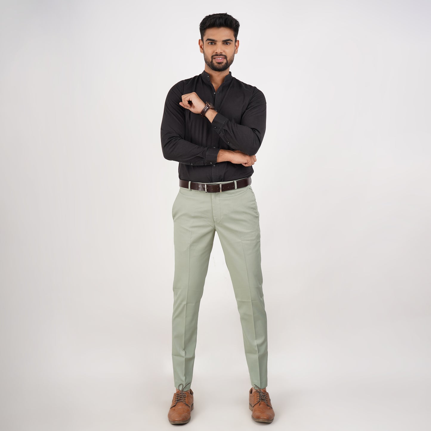 The Camyo Light Green Trouser