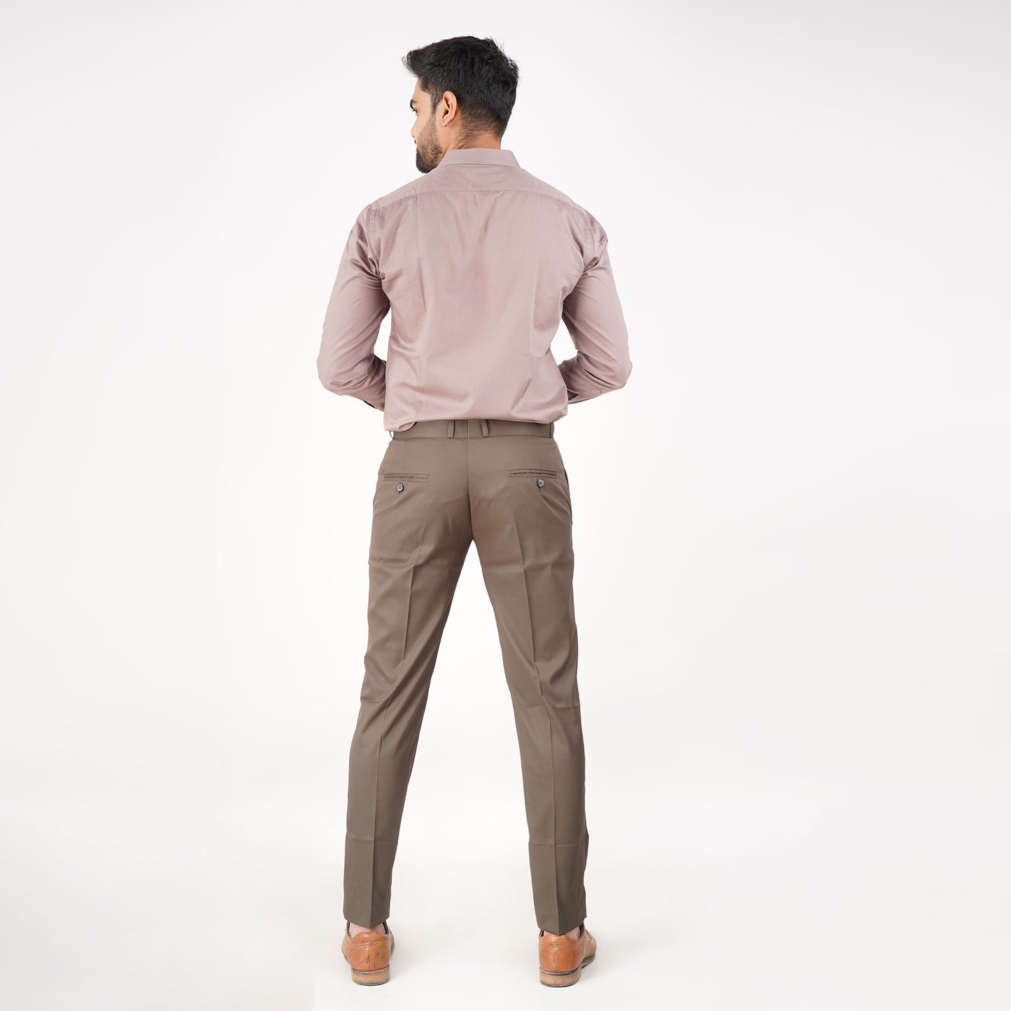 The Camyo Dark Brown Trouser