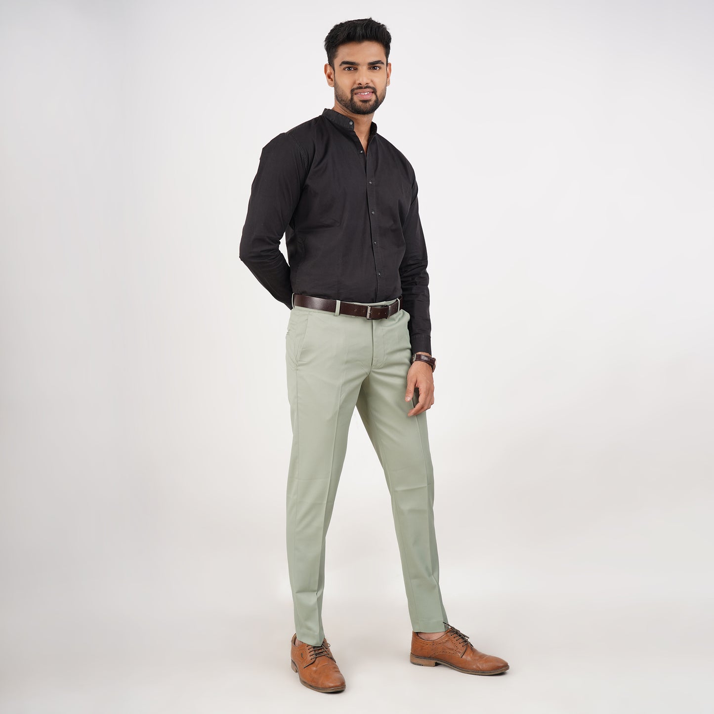 The Camyo Light Green Trouser