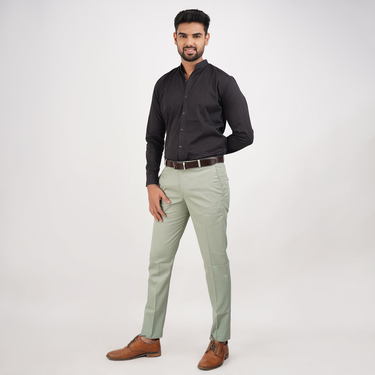 The Camyo Light Green Trouser