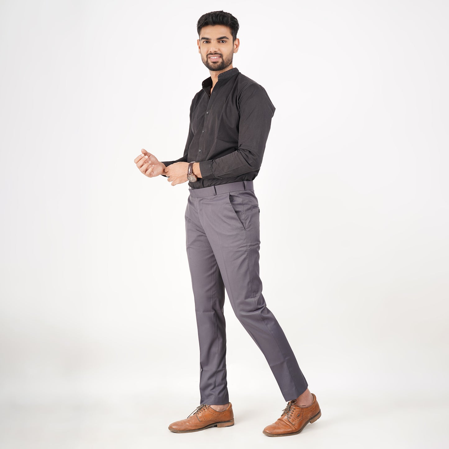 The Camyo Dark Grey Trouser