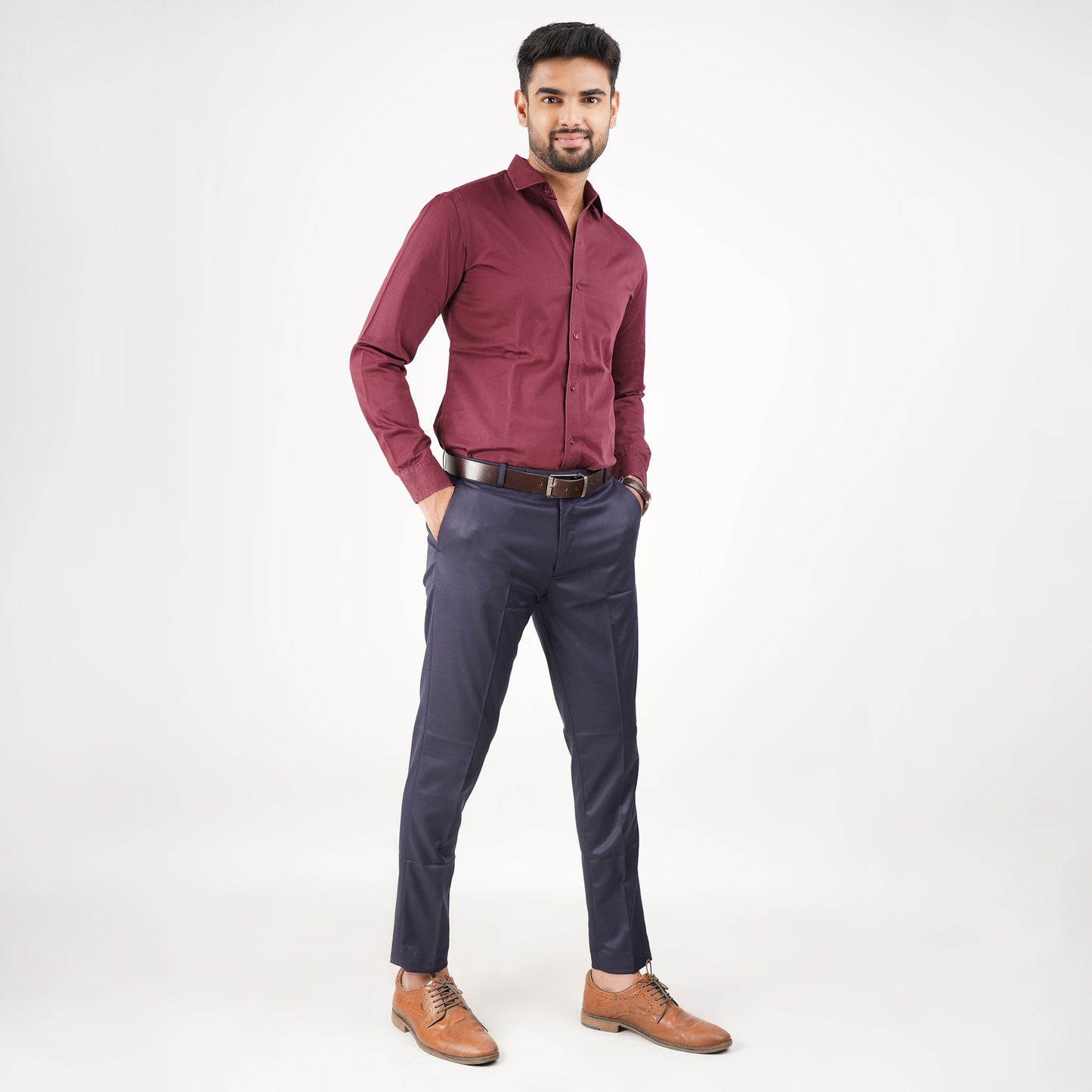 The Camyo Dark Blue Trouser