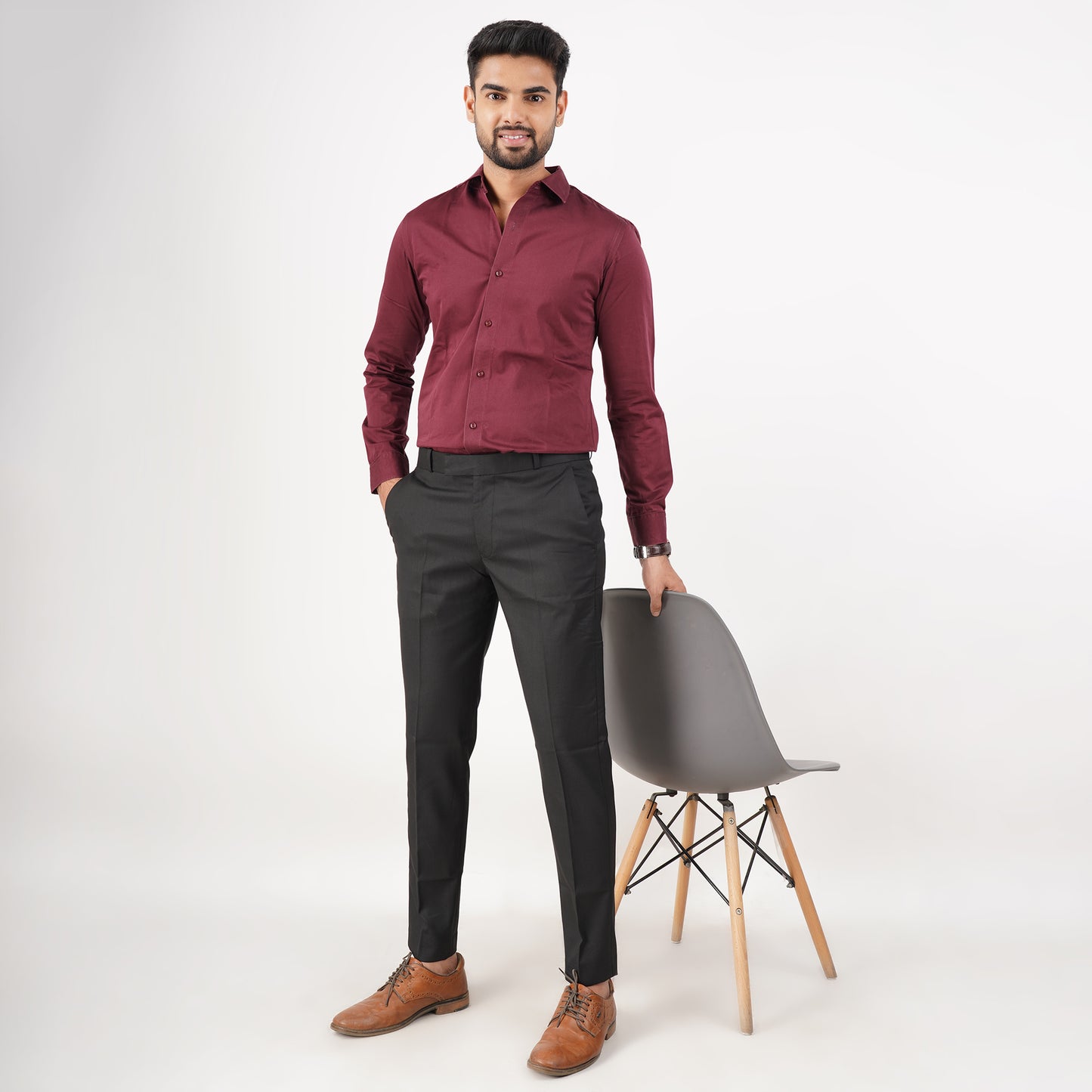 The Camyo Dark Grey Trouser