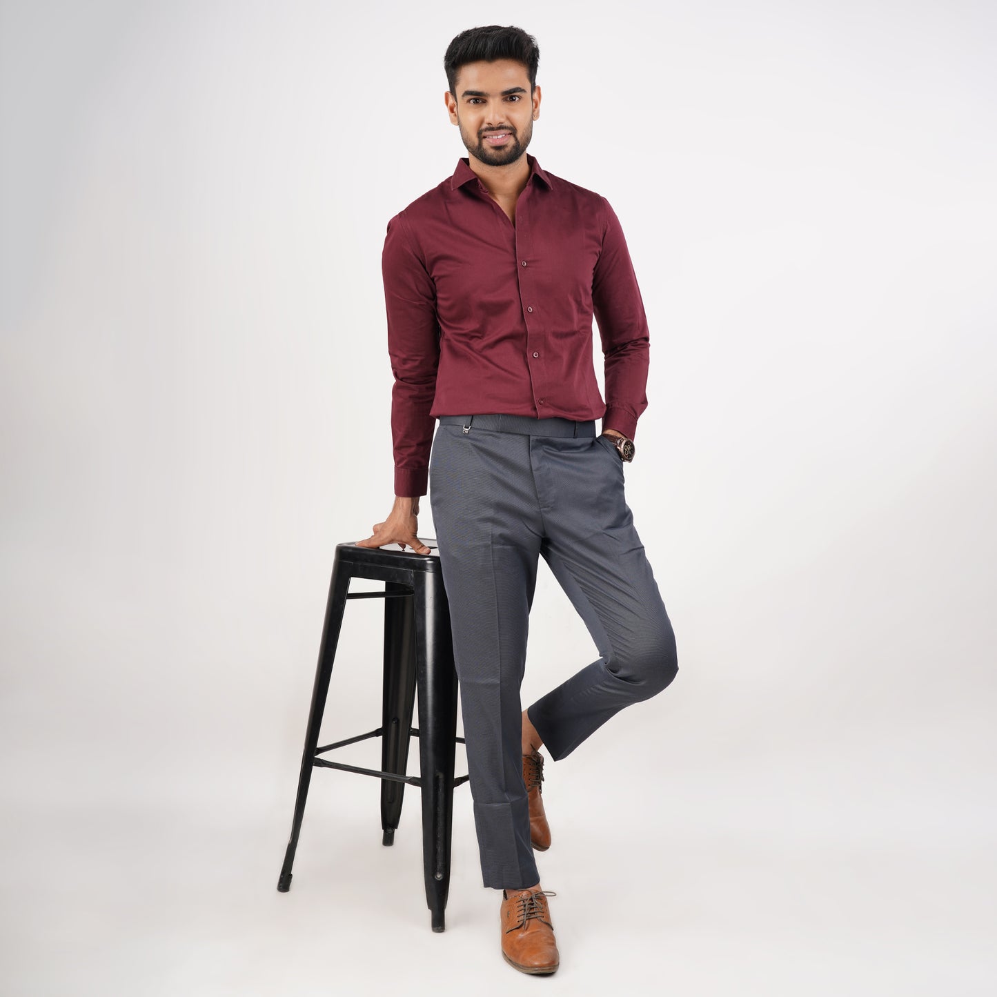 The Camyo Dark Grey Trouser