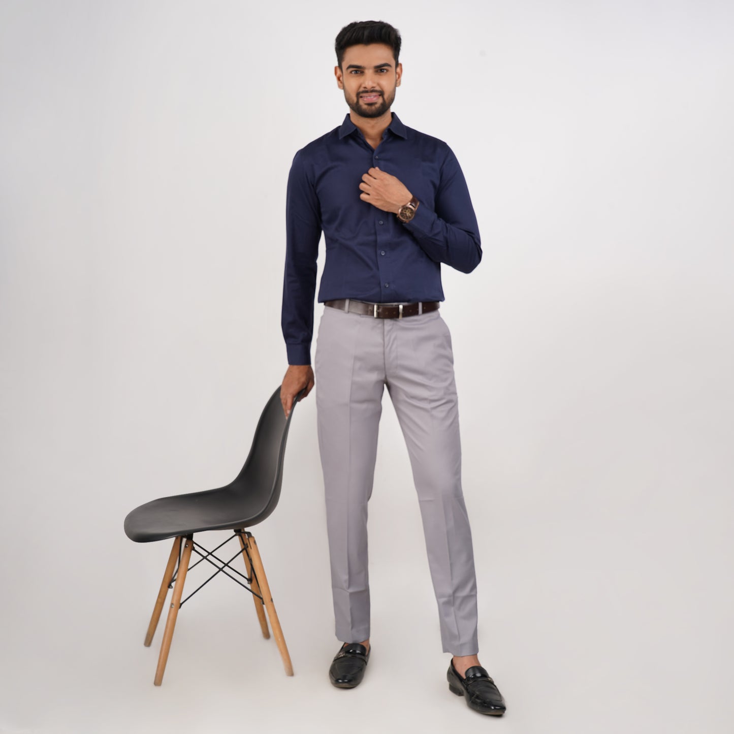 The Camyo Dark Brown Trouser