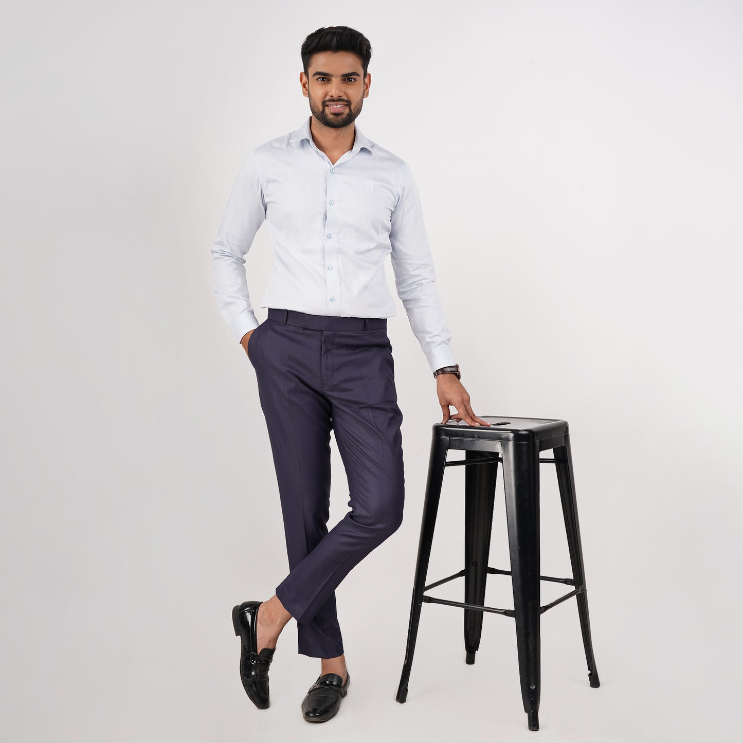 The Camyo Dark Blue Trouser