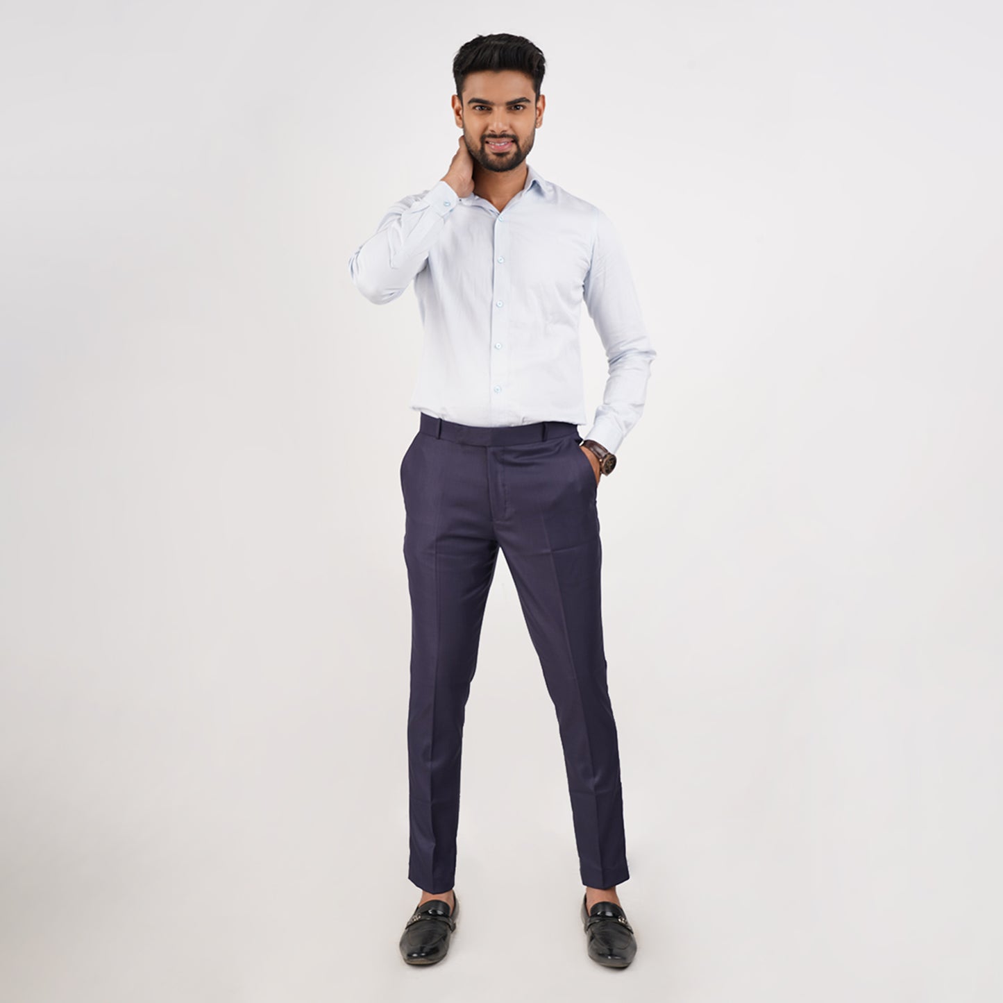 The Camyo Dark Blue Trouser