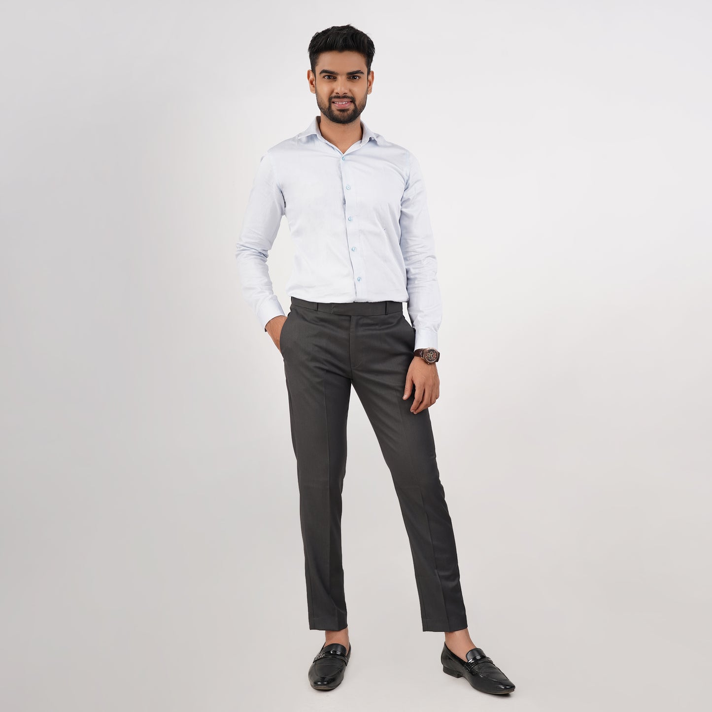 The Camyo Dark Grey Trouser