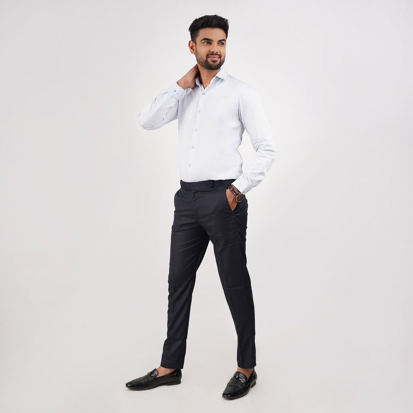 The Camyo Dark Blue Trouser