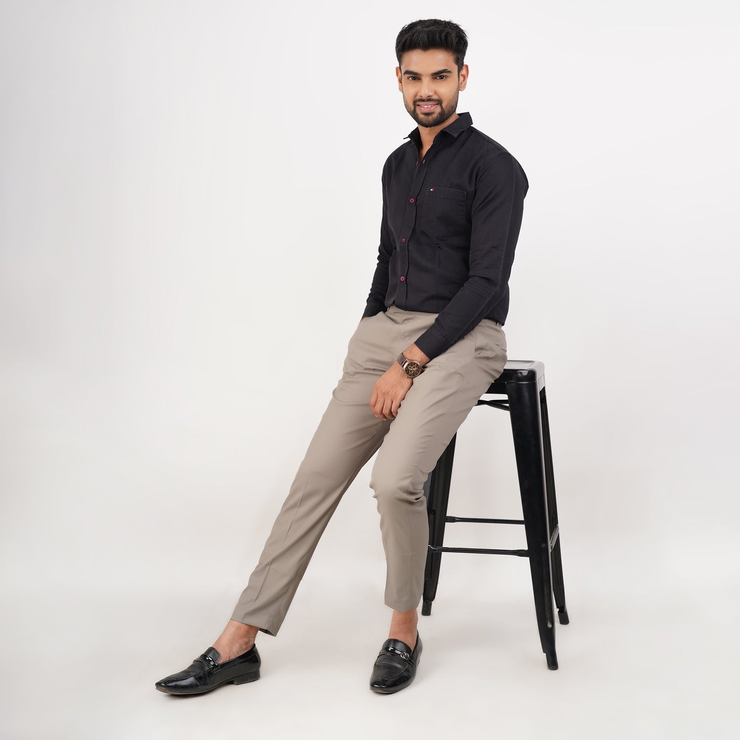 The Camyo Dark Blue Trouser